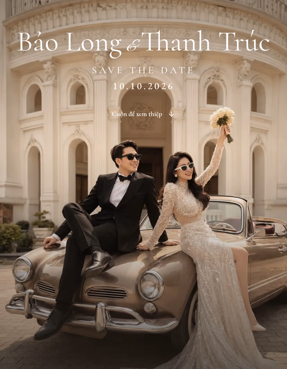Ảnh xem trước mẫu thiệp cưới Nắng Hẹn