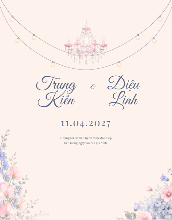 Preview of the Dạ Khúc template