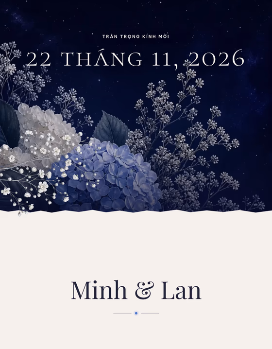 Preview of the Dạ Lan template