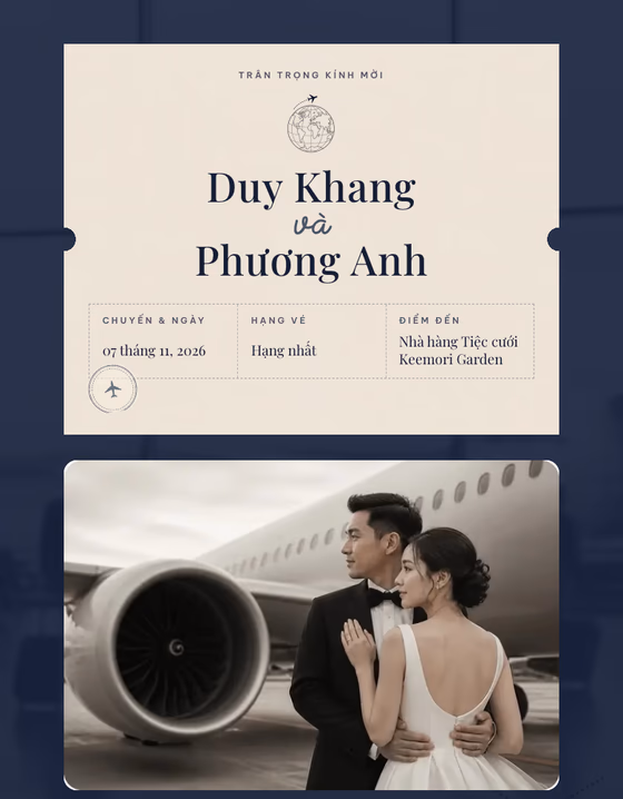 Thiệp cưới Duy Khang & Phương Anh