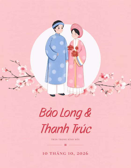 Preview of the Hồng Uyên template