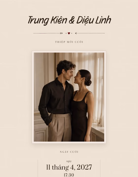 Preview of the Nét Thương template