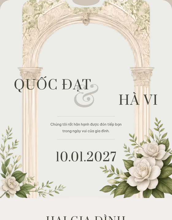 Preview of the Vòm Ngà template